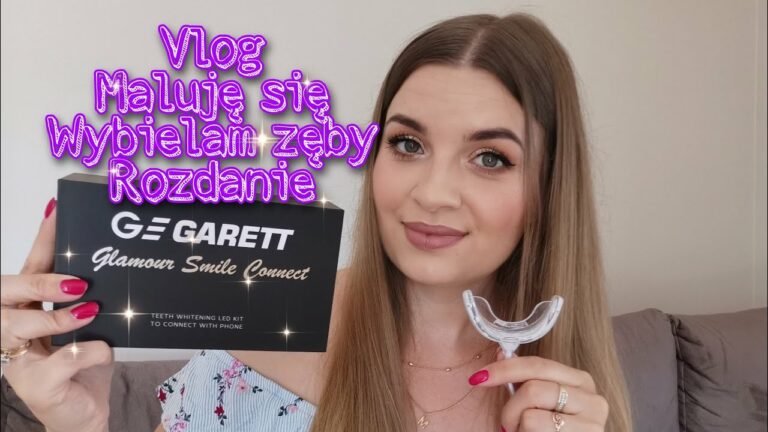 ?Vlog: makijaż nowościami? lampa do wybielania zębów?? #Garett Beauty Smile Connect #rozdanie?️??