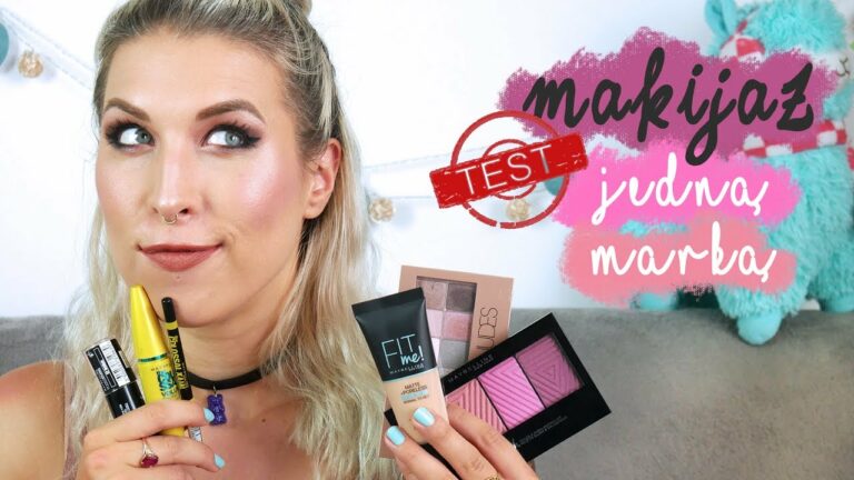 ♦ Wielki TEST Maybelline – makijaż jedną marką #1 ♦ Agnieszka Grzelak Beauty