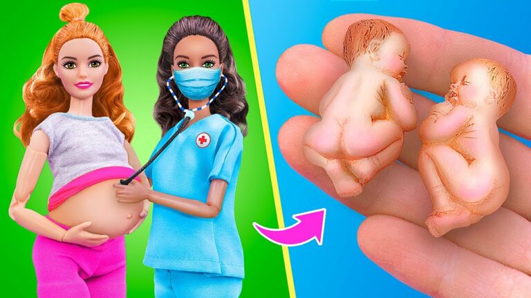 12 Wyrobów i Sztuczek dla Barbie do Wykonania Samemu / Pomysły na Szpital dla Lalek