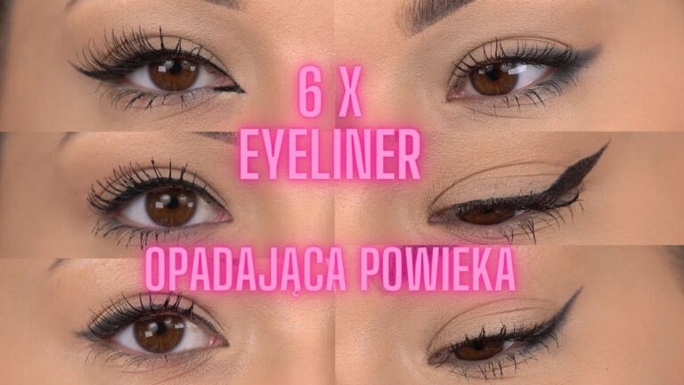 6 x EYELINER | OPADAJĄCA POWIEKA | NAUKA MAKIJAŻU | EYELINER DLA KAŻDEGO ?