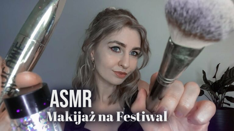 ASMR po Polsku MAKIJAŻ | Starsza Siostra Robi Ci Makijaż na Festiwal ROLEPLAY ✨ Nałożone dźwięki