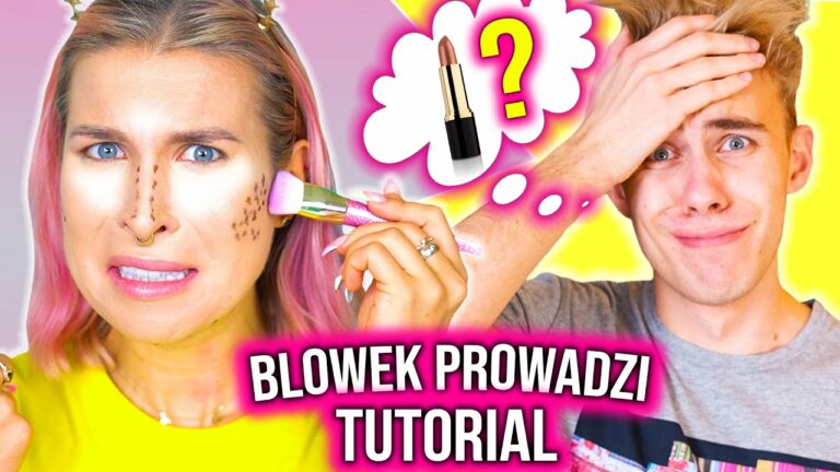 BLOWEK podkłada głos pod tutorial makijażowy ? chłopak dubbinguje makijaż! Agnieszka Grzelak Beauty