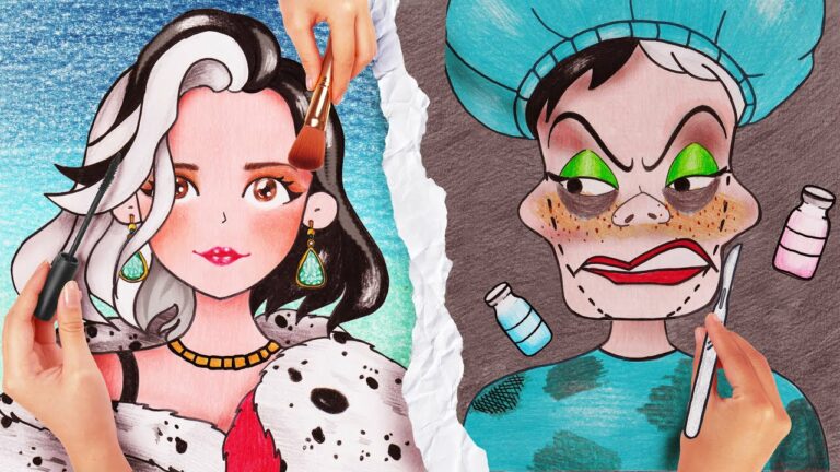 Disney's CRUELLA Plastic Surgery Animation クルエラ形成外科 – 手作りArt & Crafts