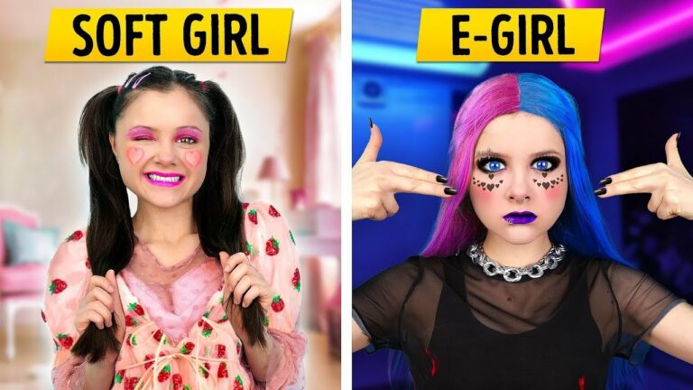 E-GIRL vs SOFT GIRL, gdy BABCIA wpada z wizytą! – znane sytuacje rodzinne i musical od La La Lajf