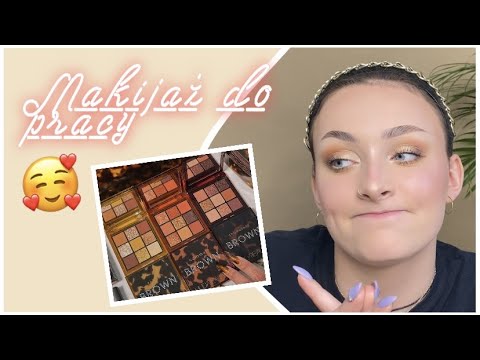 MAKIJAŻ DO PRACY oraz test palety od Huda Beauty (trochę się spóźniłam)