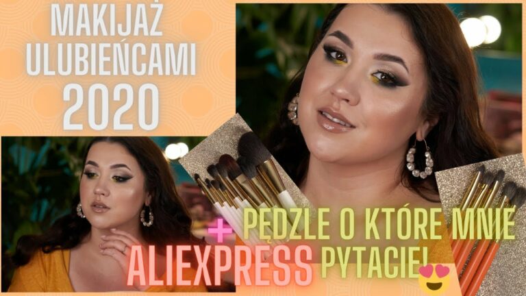 MAKIJAŻ ULUBIEŃCAMI 2020 |PĘDZLE z ALIEXPRESS Które MUSISZ MIEĆ ?! Tutorial krok po kroku