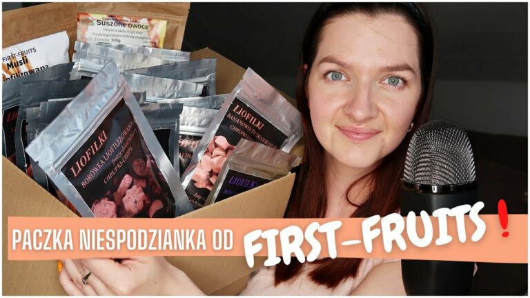 PACZKA NIESPODZIANKA OD FIRST-FRUITS • Otwieramy? • Wspierajmy Małe, Polskie Firmy • ASMR Po Polsku