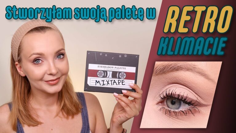 PROSTY RETRO MAKIJAŻ MOJĄ PALETĄ MIXTAPE ♫