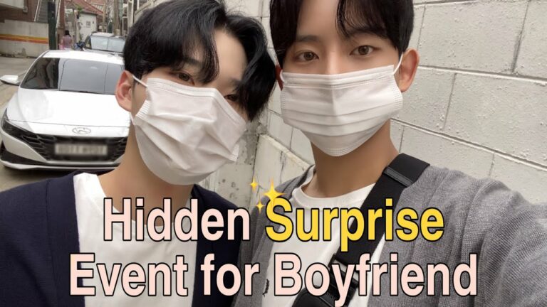 SUB) Hidden Surprise Event for Boyfriendㅣ남자친구서프라이즈 이벤트