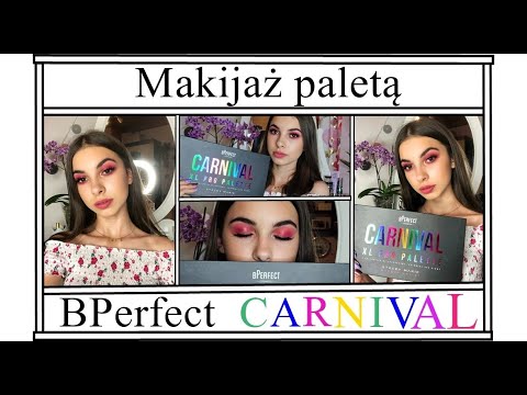 BPERFECT CARNIVAL XL PRO PALETTE | RÓŻOWY MAKIJAŻ