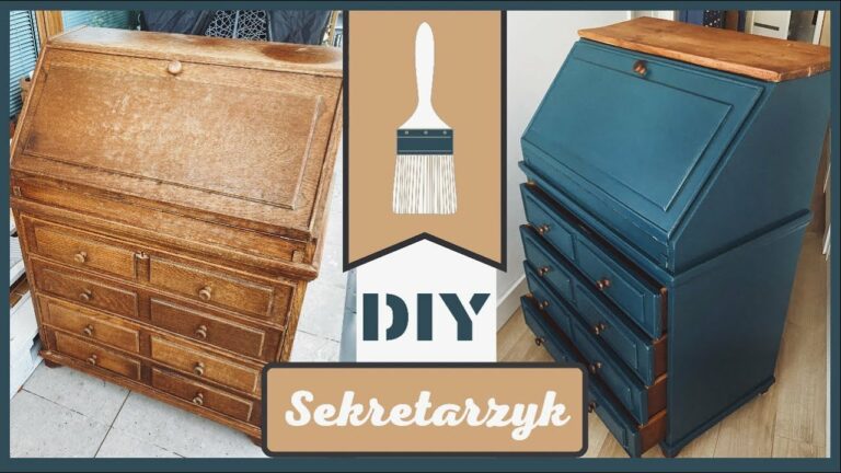 IDEALNY MEBEL DO PRACY ? PRZERABIAM SEKRETARZYK ♡ DIY