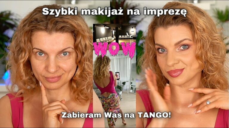 SZYBKI MAKIJAŻ NA IMPREZĘ ? Zabieram Was ze sobą na TANGO ? POKAŻĘ WAM MOJ TANECZNY ŚWIAT