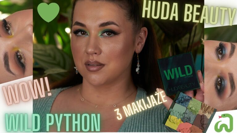 TEST || NOWOŚĆ | ? WILD PYTHON ? | HUDA BEAUTY | CZY to będzie moja nowa ULUBIONA PALETA..❤️‍??