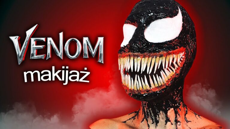 ♦ VENOM – straszny makijaż + maska na halloween ♦ Agnieszka Grzelak Beauty