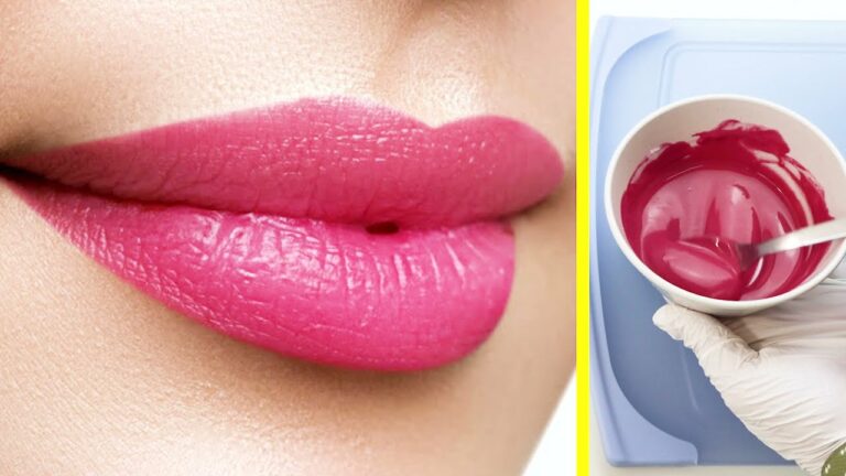 A great recipe for plump pink lips without makeup