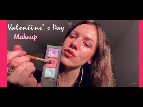 ASMR po polsku ROBIĘ CI MAKIJAŻ NA WALENTYNKI 🌺 bez mówienia i bez szeptania 🌸