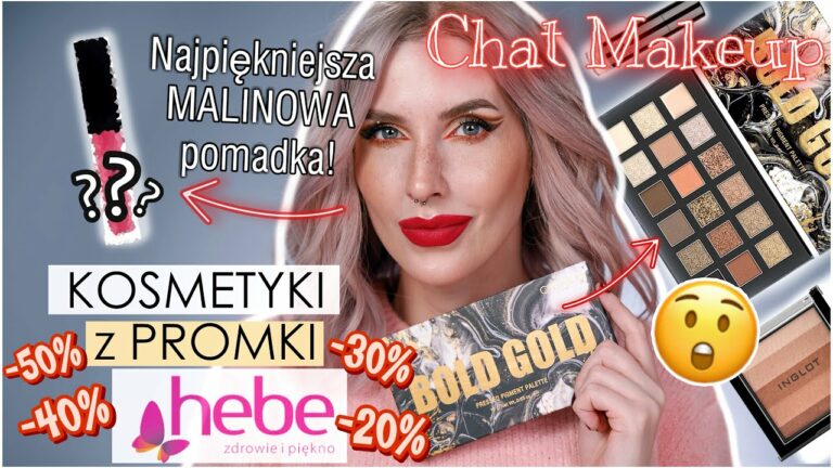 Chat Makeup- Makijaż TYLKO Kosmetykami z PROMOCJI!😲- Ta paleta to MUST HAVE?-Cudna Pomadka!❤️