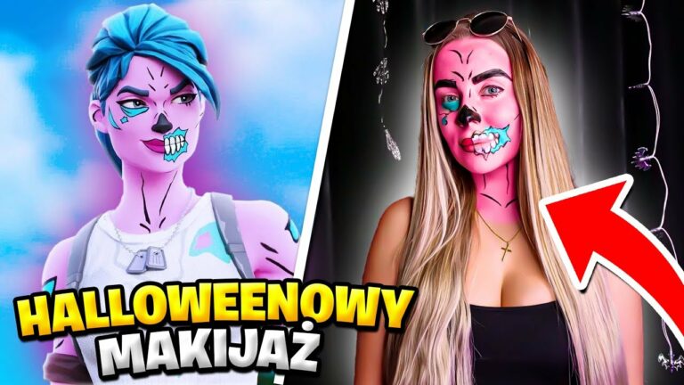 HALLOWEENOWY MAKIJAŻ Fortnite z DZEJDZEJ *na czas* !