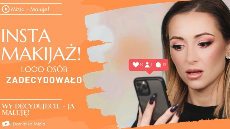 Interaktywny Makijaż z Widzami 💄1000 Osób Wybiera Mi Makijaż 🙆‍♀️ Insta Makeup Challenge