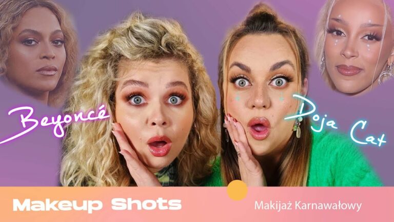 MAKIJAŻ KARNAWAŁOWY: Beyonce i Doja Cat ⭐ | MakeUp Shots | Dziewczyny Bez Spiny