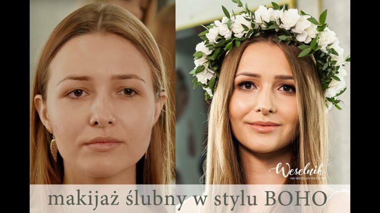 MAKIJAŻ ŚLUBNY w romantycznym stylu BOHO. Prawdziwy hit!