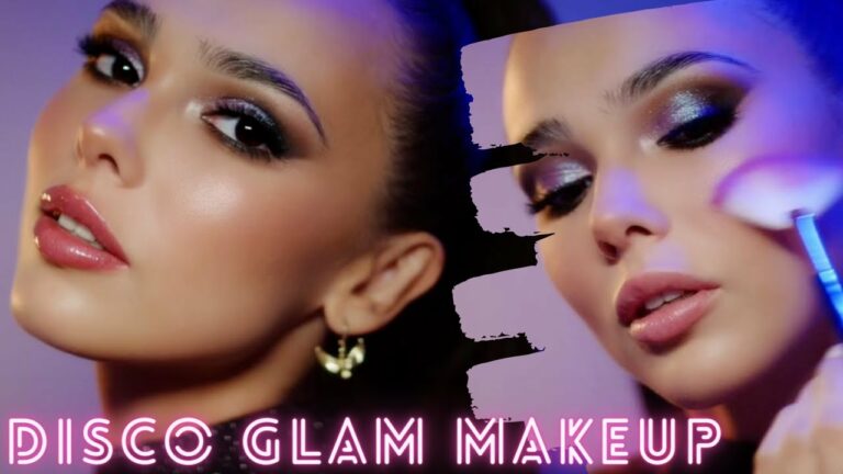 MAKIJAŻ WIECZOROWY DISCO GLAM inspirowany YSL BLACK OPIUM | makeup tutorial | Adrianna Schneider