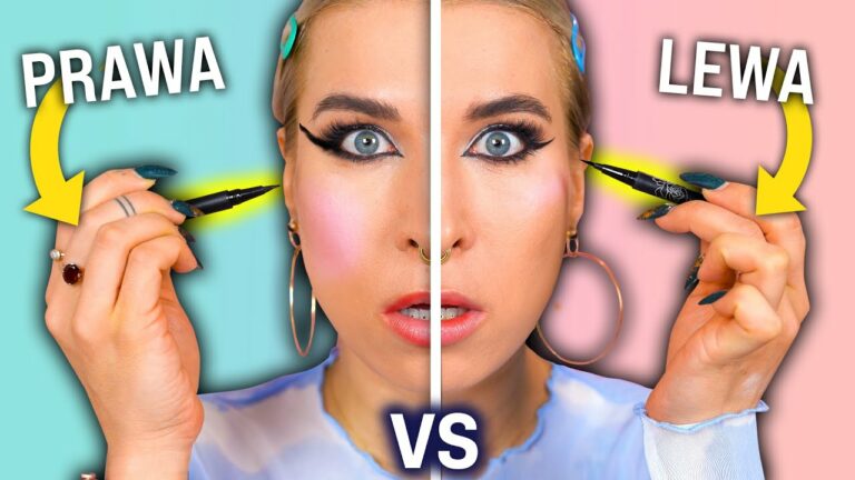 ♦ MAKIJAŻ z Euphoria – Lewa vs Prawa ręka – pół twarzy challenge! ♦ Agnieszka Grzelak Beauty