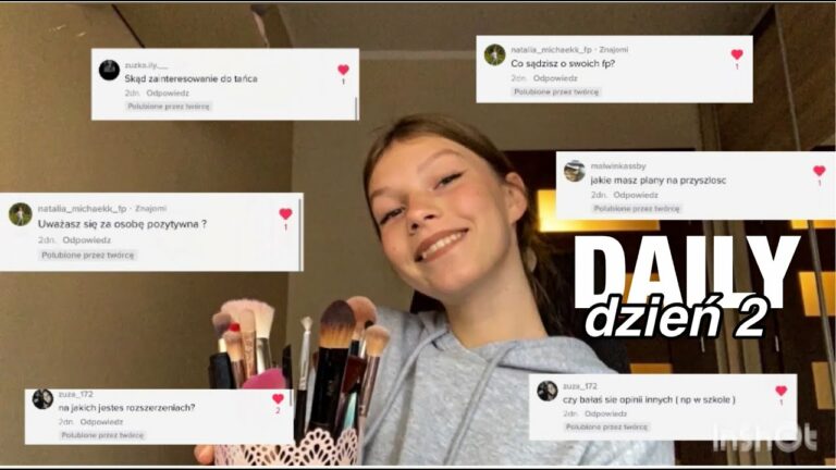 MÓJ CODZIENNY MAKIJAŻ + Q&A !! (DAILY DZIEŃ 2)