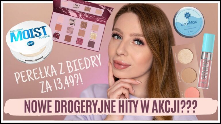 Nowy kosmetyczny HIT z Biedronki? 🤩 Drogeryjny Makijaż JEDNYM PĘDZLEM