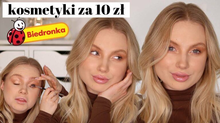 ŚWIĄTECZNY MAKIJAŻ KOSMETYKAMI Z BIEDRONKI – produkty za 10zł👀