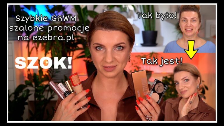 SZYBKIE GRWM i SZALONE PROMOCJE NA EZEBRA 💥 ŁATWY DZIENNY MAKIJAŻ PUPA LOREAL RIMMEL HEAN MAX FACTOR