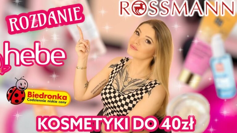 TANIE I DOBRE KOSMETYKI : PIELĘGNACJA, MAKIJAŻ, PERFUMY + ROZDANIE / WSZYSTKO DO 40zł / SAME HITY