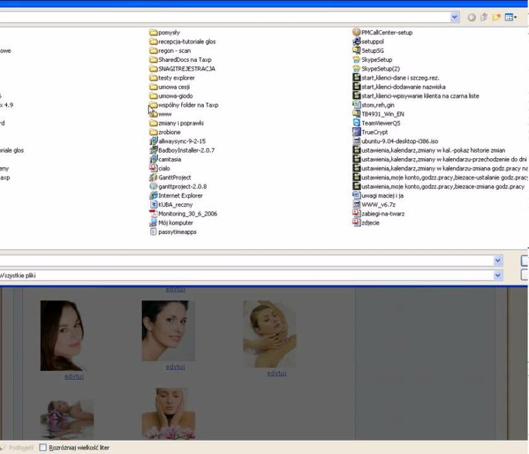 Zapisy24.pl,Salon Kosmetyczny, Administracja, dodawanie zdjęć do galeri firmy