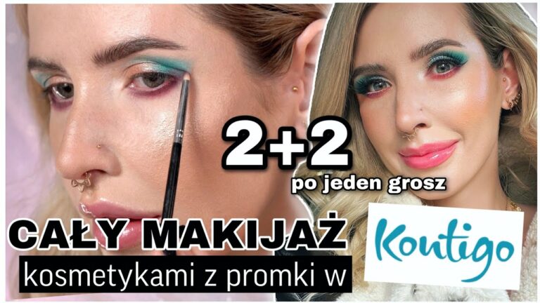 Cały makijaż markami z promocji w Kontigo😱- Co kupić?🤔