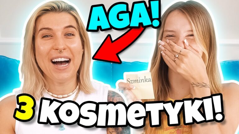 Cały makijaż trzema kosmetykami😱 challenge z Agnieszką Grzelak