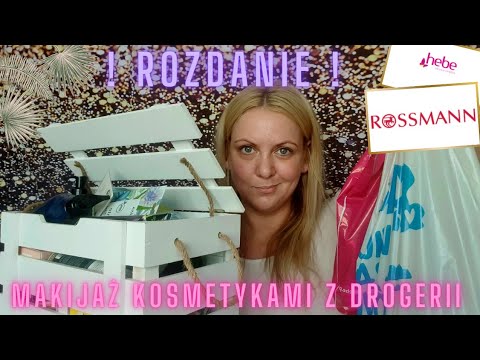 Makijaż Kosmetykami z drogerii {Rossmann} {Hebe} /❗️ Rozdanie