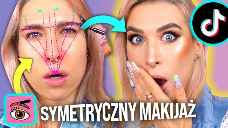 ♦ Sprawdzam IDEALNIE SYMETRYCZNY MAKIJAŻ dzięki filtrom z Tiktoka! 😱 ♦ Agnieszka Grzelak Beauty