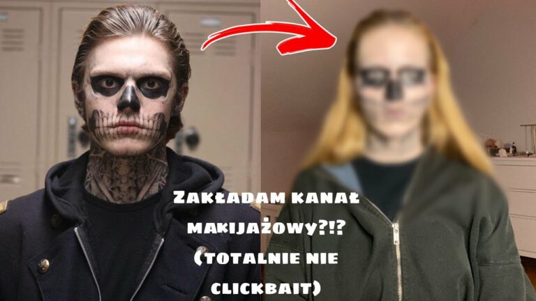 robię viralowy makijaż halloweenowy